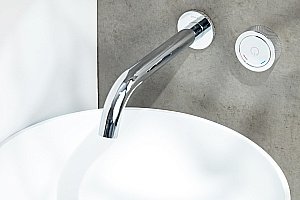 Смеситель для раковины Boheme TECH 158/2-CR хром купить в интернет-магазине сантехники Sanbest