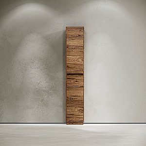 Пенал Sancos Libra Floor PLB35FECH дуб чарльстон для ванной в интернет-магазине сантехники Sanbest