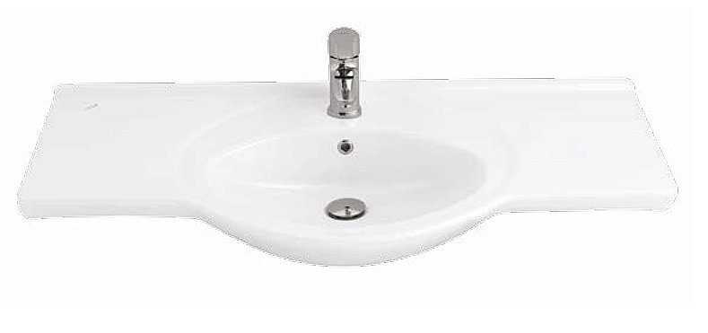 Раковина Creavit Etol 105,4 ET105-0000 белая купить в интернет-магазине Sanbest