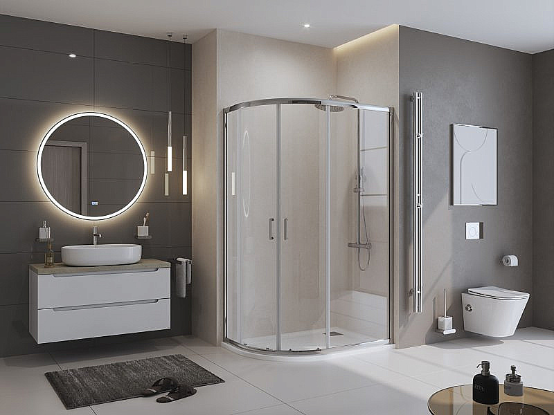 Душевой поддон Belbagno TRAY-MR-UNO-RH-120/80-550-35-W-R белый купить в интернет-магазине Sanbest