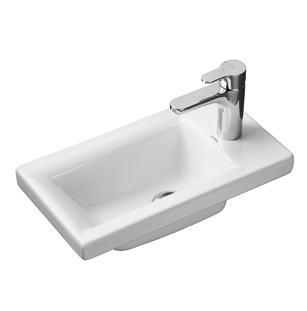 Раковина Акватон Миранда 1WH302500 40 белая купить в интернет-магазине Sanbest
