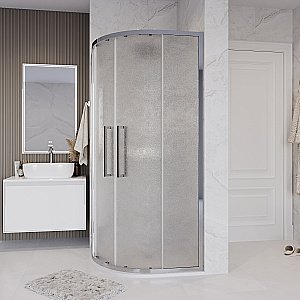 Душевой уголок Grossman Cosmo 301.K33.02.8080.10.02 80x80 стекло шиншилла/профиль хром купить в интернет-магазине Sanbest