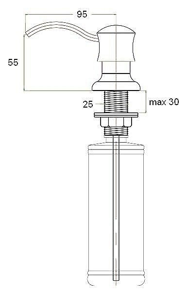 Диспенсер Zorg ZR-21 Бежевый купить в интернет-магазине сантехники Sanbest