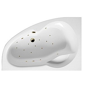 Ванна акриловая EXCELLENT Newa RELAX WAEX.NEL16.RELAX.BR 160x95 белая с гидромассажем купить в интернет-магазине Sanbest