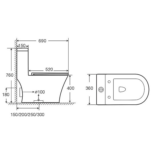 Инсталляция для унитаза Azario AZ-8010-1000 купить в интернет-магазине сантехники Sanbest