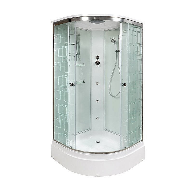 Душевая кабина DTO EM2780GM 80х80 с гидромассажем купить в интернет-магазине Sanbest