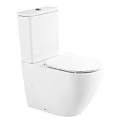 Унитаз-компакт BelBagno SFERA-R BB2141CPR-BB2141T безободковый, с бачком купить в интернет-магазине Sanbest