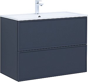 Тумба с раковиной Aquanet Арт 313266 90 маренго для ванной в интернет-магазине Sanbest