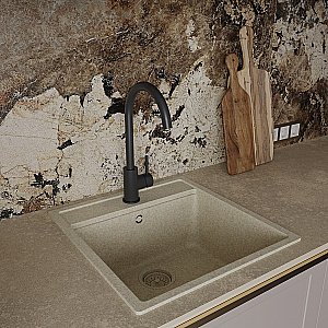 Смеситель для кухни Oliveeka KS OL-963002-MB черный матовый купить в интернет-магазине сантехники Sanbest