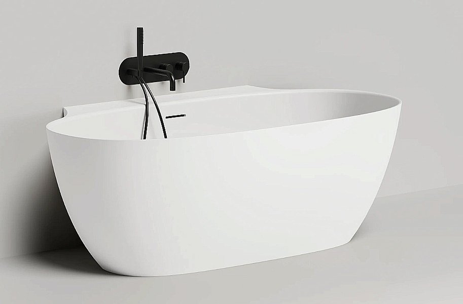 Ванна Salini Alda Wall S-Sense 170х90 101915G белая купить в интернет-магазине Sanbest