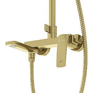 Душевая система Grossman Mercury 500.K35.10.320 золото брашированное купить в интернет-магазине сантехники Sanbest