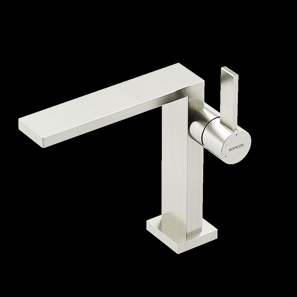 Смеситель для раковины Sancos Linn SC9020BN брашированный никель купить в интернет-магазине сантехники Sanbest