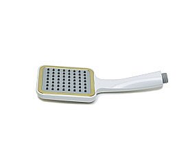 Душевая лейка Bronze de Luxe Quadro 215 белая/золото купить в интернет-магазине сантехники Sanbest