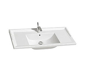 Раковина Ceramalux N 101 NYJ840-100 белая купить в интернет-магазине Sanbest