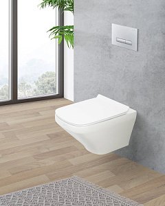 Унитаз подвесной BelBagno SELA BB3201 безободковый, белый купить в интернет-магазине Sanbest