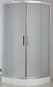 Душевой уголок Timo Imwei 90х90 YL-9001F стекло матовое/профиль серебро купить в интернет-магазине Sanbest