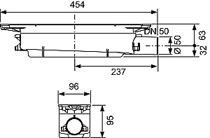 Душевой лоток TECE Drainprofile 80 комплект, золото купить в интернет-магазине Sanbest