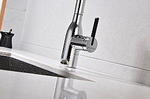 Смеситель для кухни Paulmark Viper Vi213105-CR хром купить в интернет-магазине сантехники Sanbest