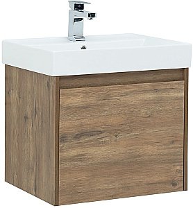 Тумба с раковиной Aquanet Nova Lite 249511 60 дуб рустикальный для ванной в интернет-магазине Sanbest