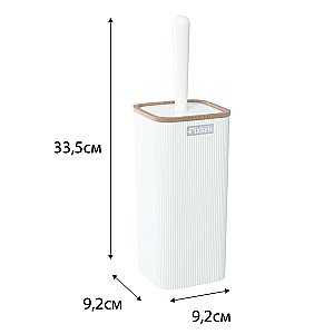 Ершик для туалета Fixsen White Wood FX-402-5 белый купить в интернет-магазине сантехники Sanbest