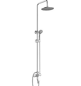 Душевая система Milardo Helic HELSB1FM06 хром купить в интернет-магазине сантехники Sanbest