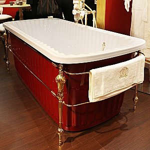 Ванна Migliore Olivia Console 24268 174х83 белая,красная,золото купить в интернет-магазине Sanbest