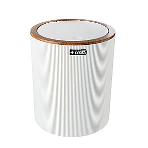 Ведро для мусора Fixsen White Boom FX-412-6 5 л белое купить в интернет-магазине сантехники Sanbest