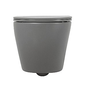 Унитаз подвесной BelBagno Colorato BB062CHR-GR безободковый, серый матовый купить в интернет-магазине Sanbest