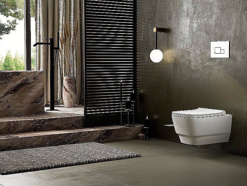 Унитаз Boheme Bello 971-2-MW белый матовый, безободковый, с функцией биде купить в интернет-магазине Sanbest