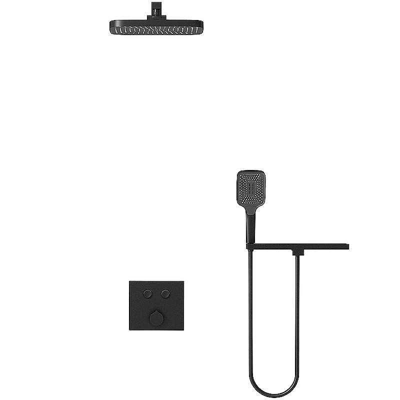 Душевая система Vincea VSFW-4211RMB черная матовая купить в интернет-магазине сантехники Sanbest