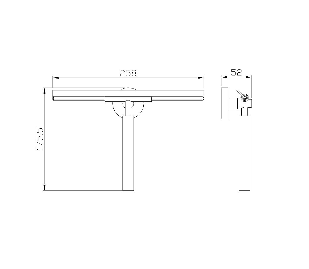 Скребок для ванной WONZON & WOGHAND POLO WW-8123 хром купить в интернет-магазине сантехники Sanbest