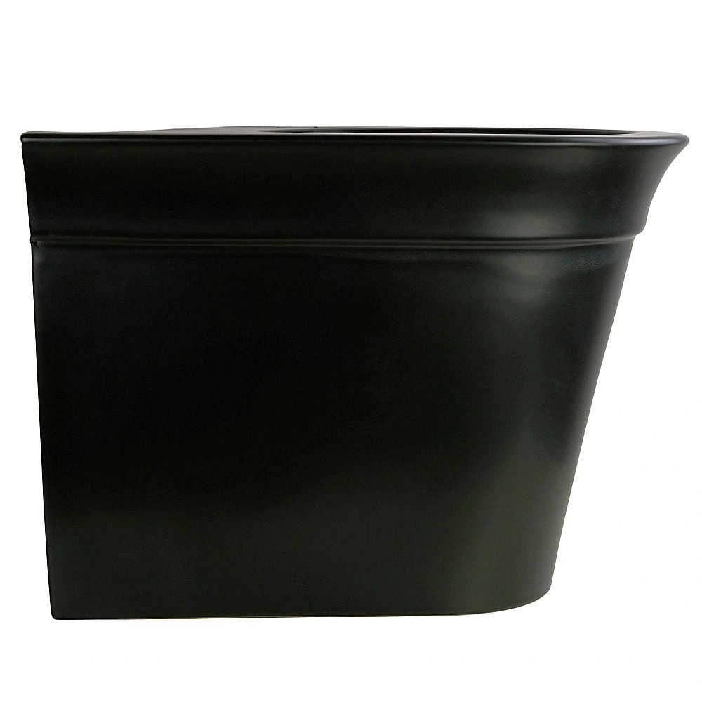 Унитаз приставной Migliore MONACO 32066, черный матовый, безободковый купить в интернет-магазине Sanbest