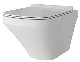 Унитаз подвесной Grossman GR-4440S безободковый, с крышкой микролифт, белый  купить в интернет-магазине Sanbest