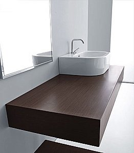 Раковина Kerasan Flo 60 3142bi*1 белая купить в интернет-магазине Sanbest