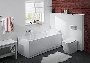 Акриловая ванна Aquanet Hellas 170x70 205497 с к/с8 купить в интернет-магазине Sanbest