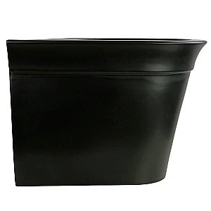 Унитаз приставной Migliore MONACO 32066, черный матовый, безободковый купить в интернет-магазине Sanbest