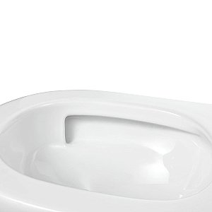 Унитаз подвесной RGW SW-52 80420252-01 белый, безободковый, с крышкой микролифт, слив-торнадо купить в интернет-магазине Sanbest