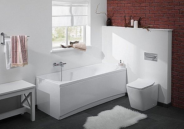 Акриловая ванна Aquanet Hellas 170x70 205497 с к/с8 купить в интернет-магазине Sanbest