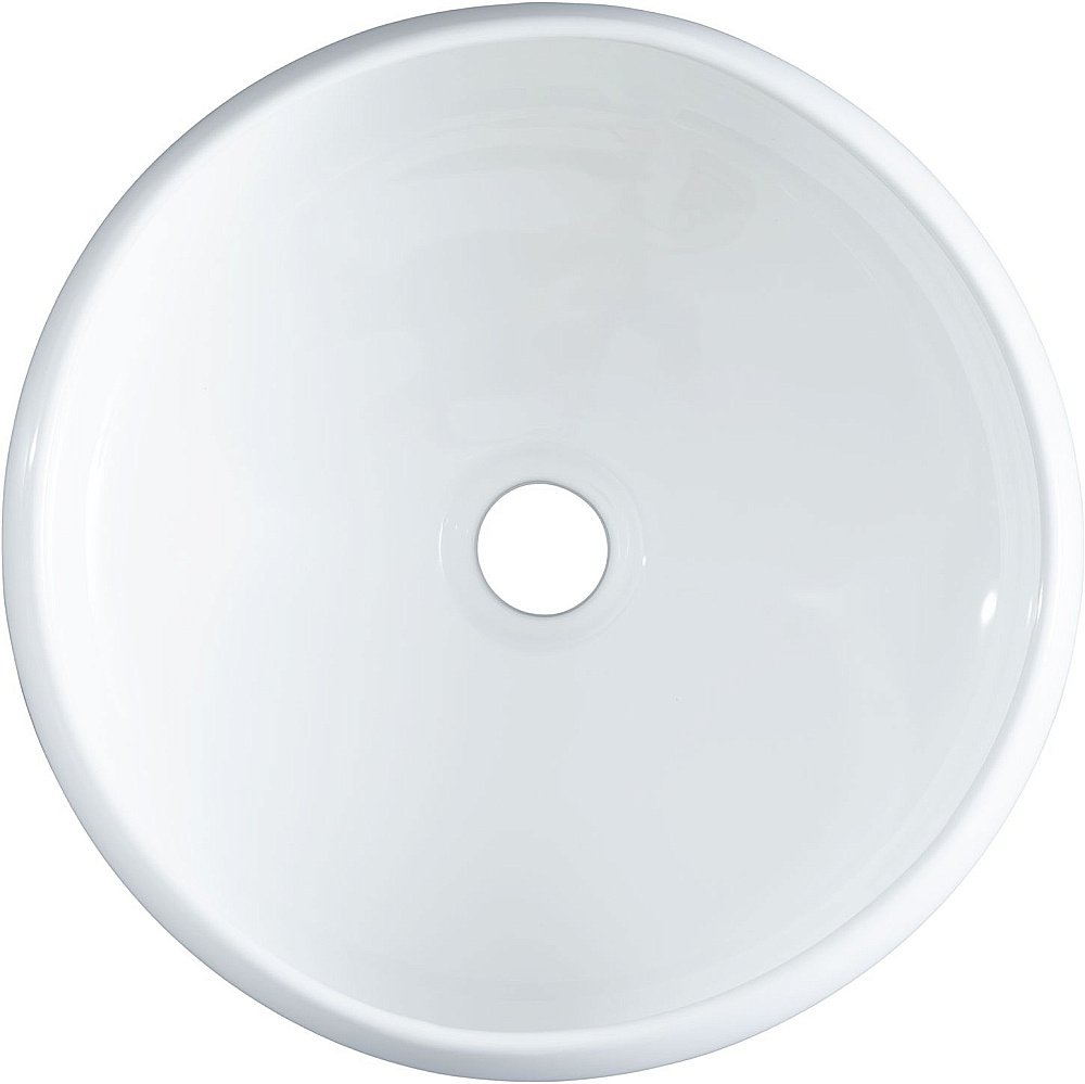 Раковина накладная Aquanet Round-1 36 273679 белая купить в интернет-магазине Sanbest