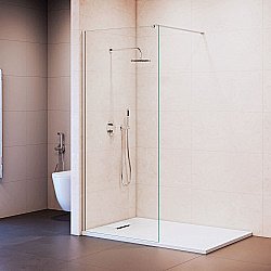 Душевая перегородка RGW Walk In WA-210 90 351021009-11 стекло прозрачное/профиль хром купить в интернет-магазине Sanbest