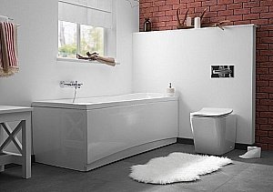 Акриловая ванна Aquanet Hellas 170x70 205497 с к/с8 купить в интернет-магазине Sanbest