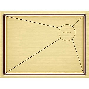 Кухонная мойка Paulmark Next-Skew 58 PM885844-BG брашированное золото купить в интернет-магазине сантехники Sanbest