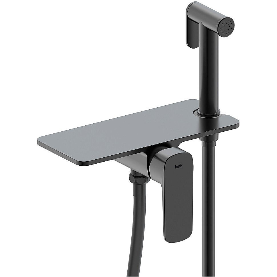 Гигиенический душ Iddis Axes AXEBLSHi08 черный матовый купить в интернет-магазине сантехники Sanbest