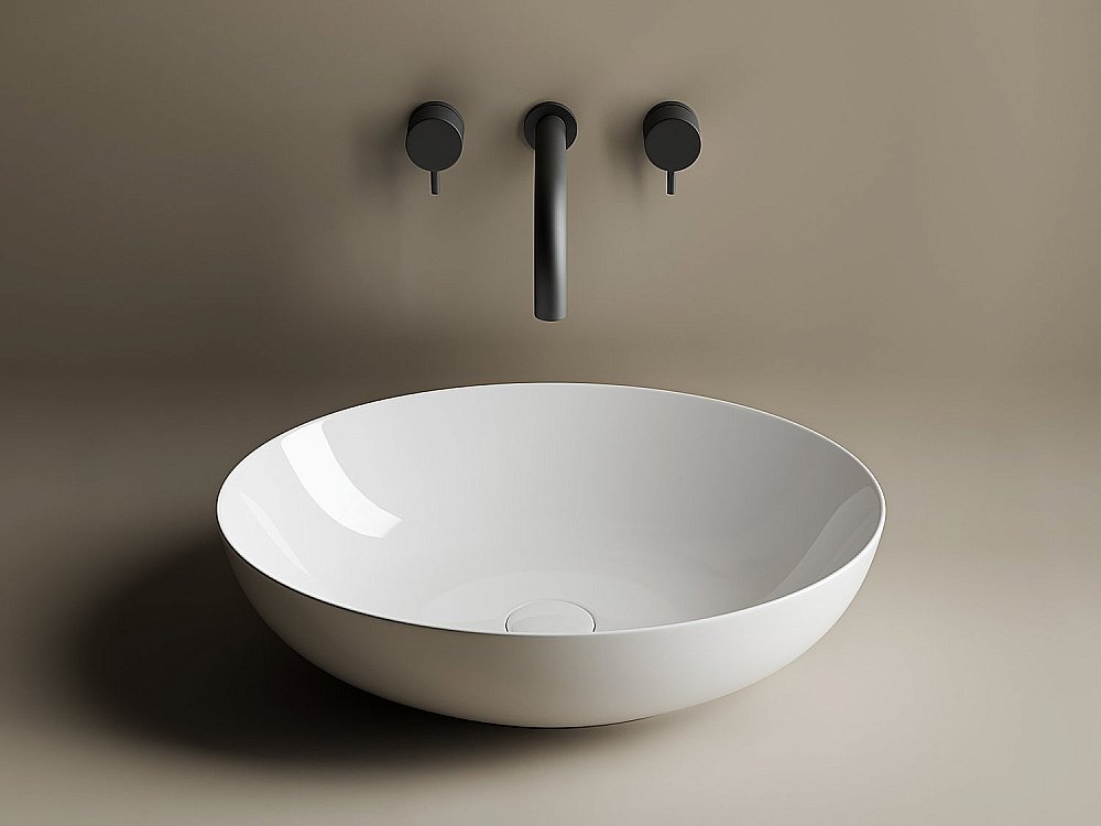 Раковина накладная Ceramica Nova Element CN6017 белая купить в интернет-магазине Sanbest
