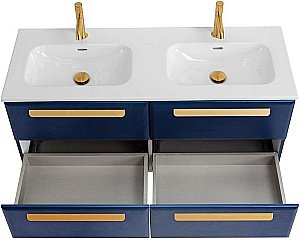 Тумба с раковиной Cezares ECO-CER-N 120 ECO-CER-N-1200-4C-SO-2-SPF-P сапфир для ванной в интернет-магазине Sanbest