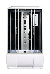 Душевой бокс River "Sena", акрил, 120х80х217см, регулируемые ножки, верхняя подсветка купить в интернет-магазине Sanbest