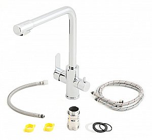 Смеситель для кухни Orange Steel M99-008cr купить в интернет-магазине сантехники Sanbest