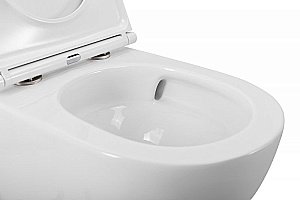 Унитаз подвесной BelBagno SFERA-TOR BB046CH-TOR белый, безободковый, слив-торнадо купить в интернет-магазине Sanbest