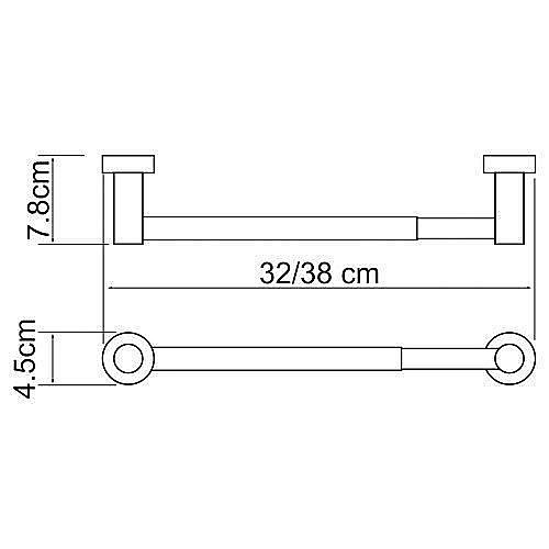 Держатель бумажных полотенец WasserKRAFT Donau К-9491 купить в интернет-магазине сантехники Sanbest