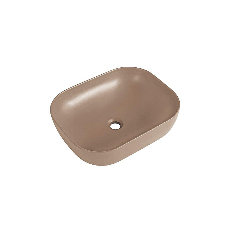 Раковина накладная BelBagno 50 BB1302-H316 бежевая матовая купить в интернет-магазине Sanbest